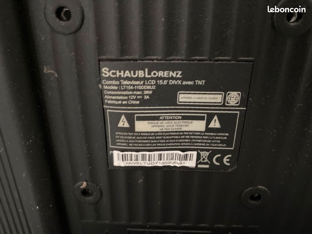 Télévision combo DVD Schaub Lorenz - LT154-110 (image 5)