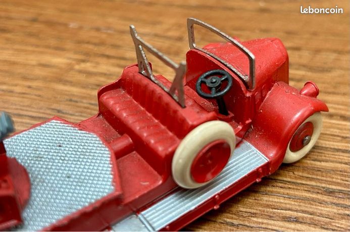 Ancien Camion De Pompiers Delahaye 32D Dinky Toys - Miniature Vintage - Occasion