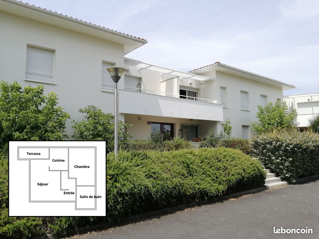 Appartement 2 pièces 46 m² · à Pessac · 46 m² · 920 €/mois