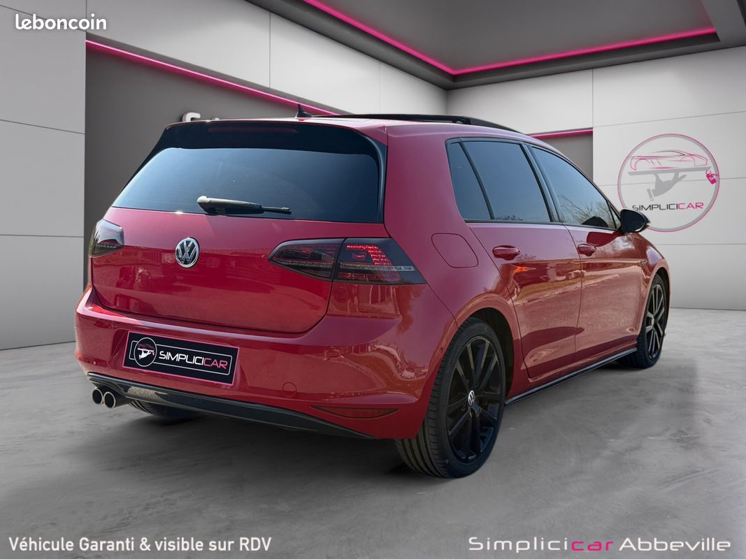 VOLKSWAGEN GOLF VII 2.0 TDI 184 BLUEMOTION TECHNOLOGY GTD DSG6 5P 184Ch Garantie 12 mois (image 8)