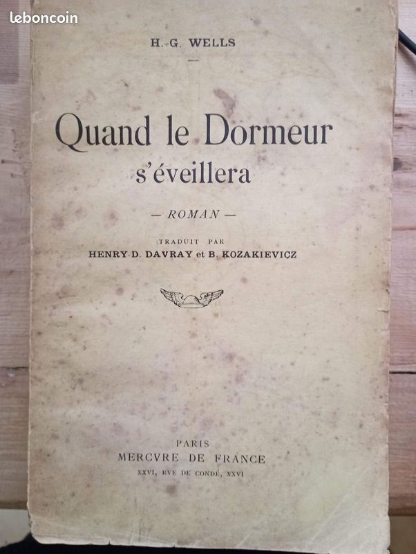H.G Wells :Quand le dormeur s'éveillera (image 1)