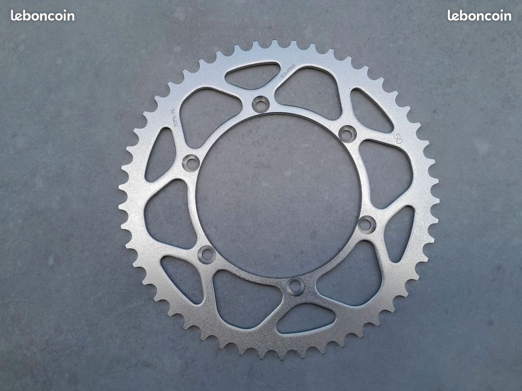 Couronne neuve origine Kawasaki 50D Sunstar 7075T6 alu 250 450 KX KXF KX-F KDX KLR KLXR OEM 420410167 / kit chaîne pignon did (image 1)
