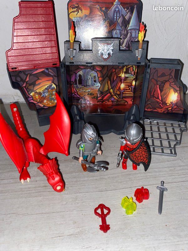 Playmobil Coffre et chevaliers dragon (image 2)