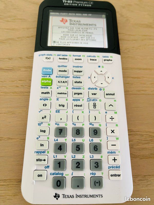 Ti 83 Ce Premium Édition Python - Très bon état - Pack complet #01 (image 4)