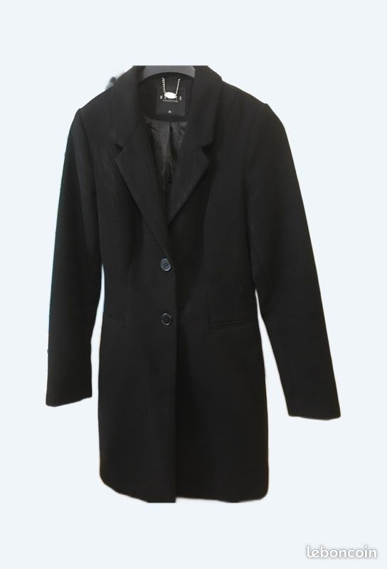Manteau noir (image 1)