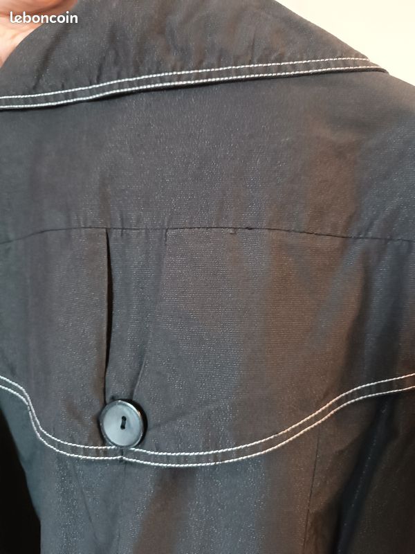 Trench noir (image 6)
