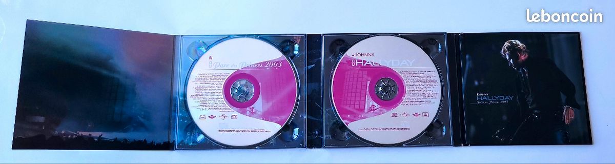 Double Album live en CD de Johnny Hallyday "Parc des Princes 2003" (image 5)