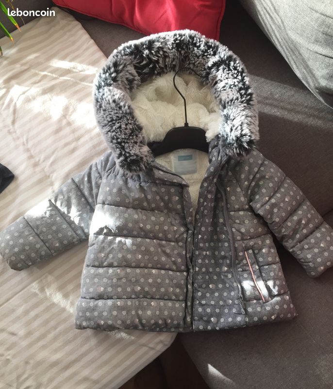 Manteau bébé fille 18 mois Obaidi (image 1)