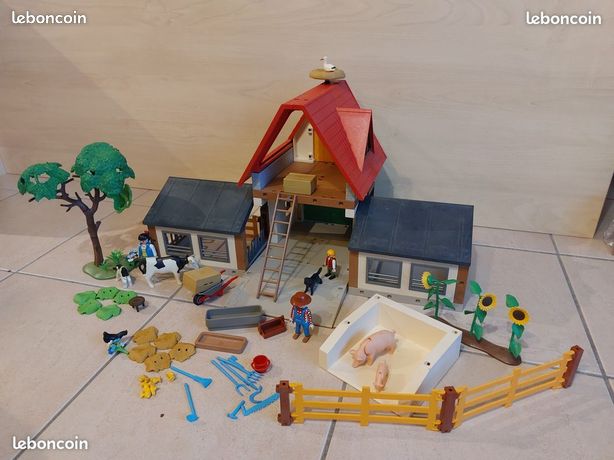 PLAYMOBIL TOIT ROUGE Avec Fenetre Pour Ferme 4490 EUR 4,00 - FR