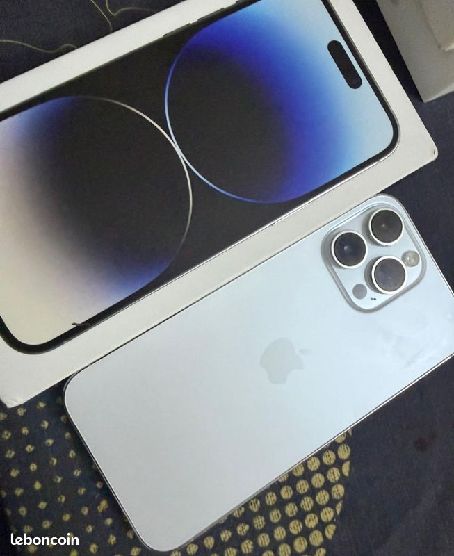 IPhone 14 Pro Max 256go silver argenté (image 1)