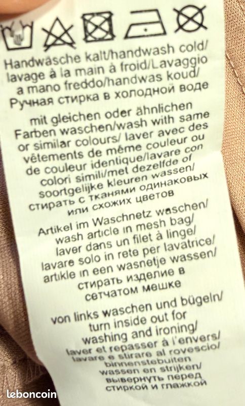 Robe de cérémonie longue Helline – NEUVE – Taille 40 – Beige Rose Poudré (image 13)