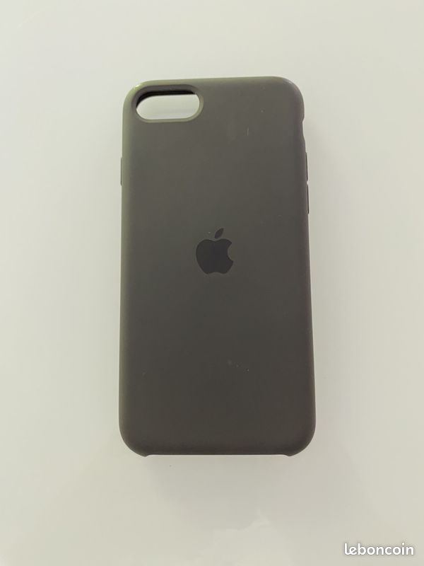 Apple coque en silicone pour iPhone SE noir (image 1)