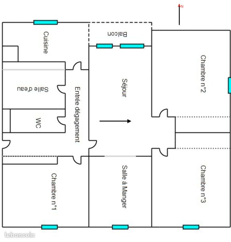 Appartement 5 pièces 73 m² · à Sète · 73 m² · 139 000 €