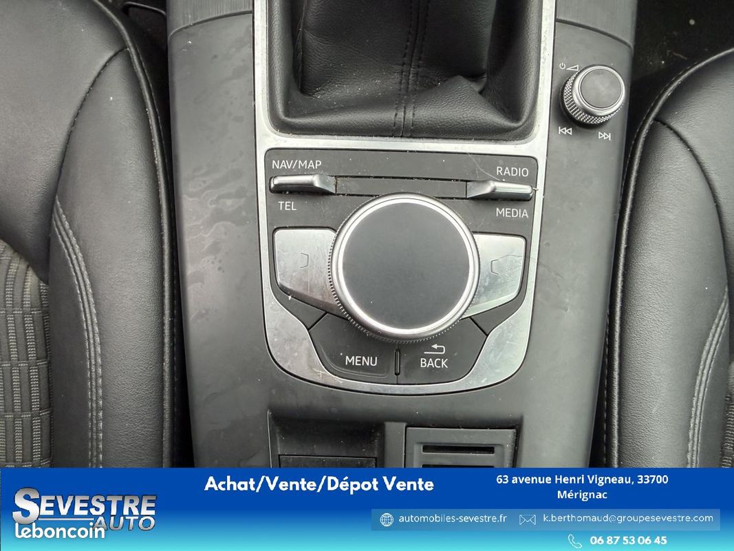 AUDI A3 1.0 TFSI G-tron 110CH Business Line - GARANTIE 6MOIS TVA (image 11)