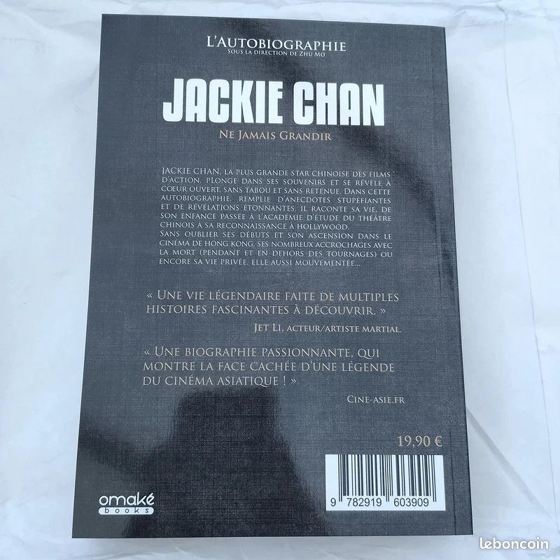 Jackie Chan neuf Ne Jamais Grandir livre biographie Livres