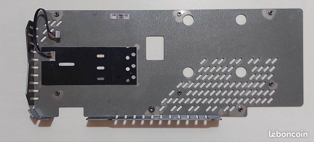 Backplate de carte graphique ZOTAC GeForce GTX 1080 AMP EXTREME 8GB (image 2)