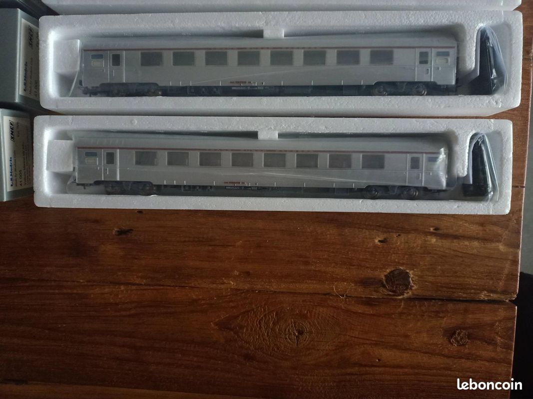 7 voitures inox Mistral 69 HO SNCF de LS Models strictement neuves (image 6)