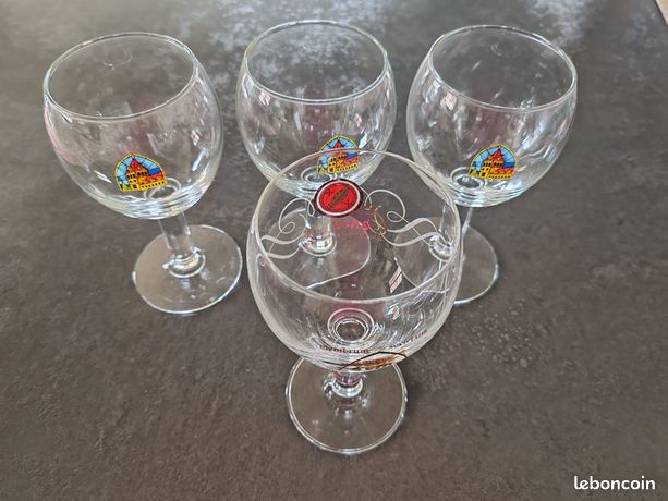 Verres à Bière Leffe 25cl - Lot De 6, Verres Qualité Pub Pour Dégustation Bière Belge