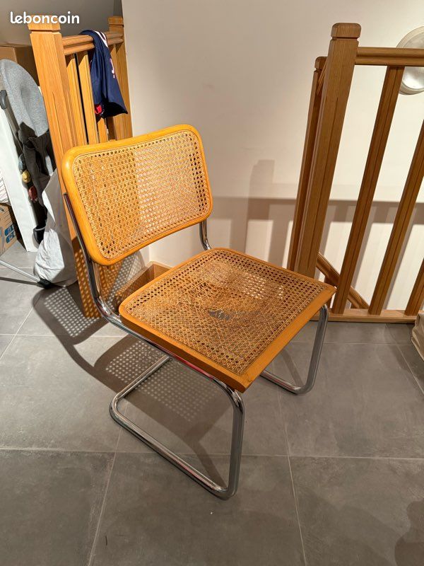 Lot de 4 chaises Marcel Breuer B32 cesca (image 4)