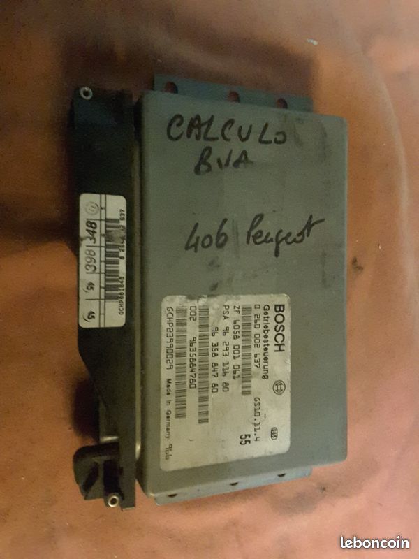 Calculateur boîte à vitesse automatique peugeot 406 (image 1)