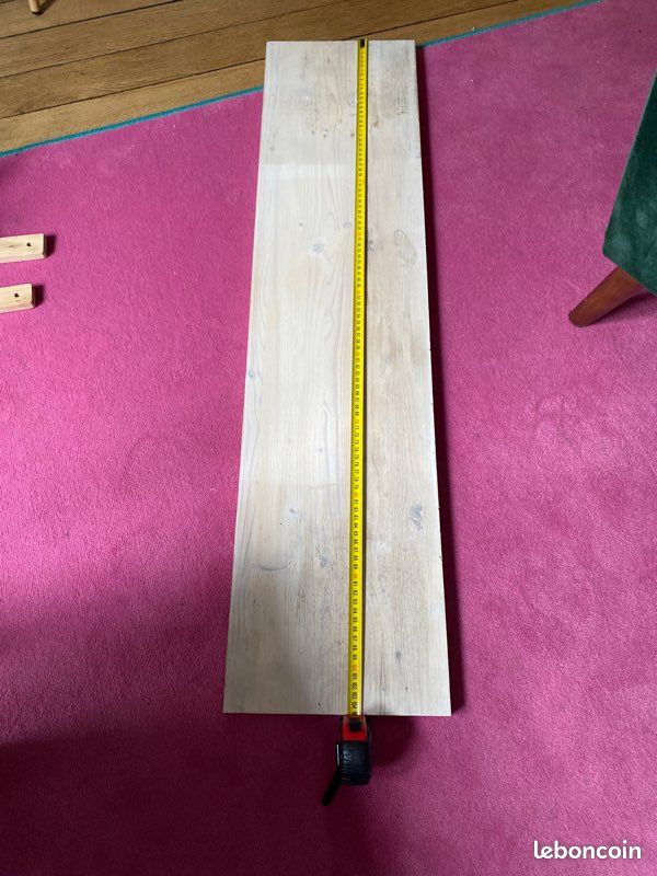 Planche bois ceruse blanc (image 2)