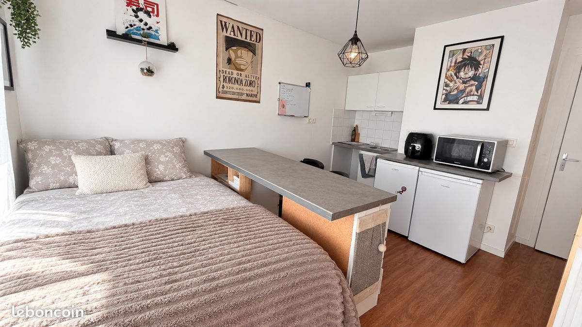 Appartement 1 pièce 20 m² · à Angers · 20 m² · 495 €/mois