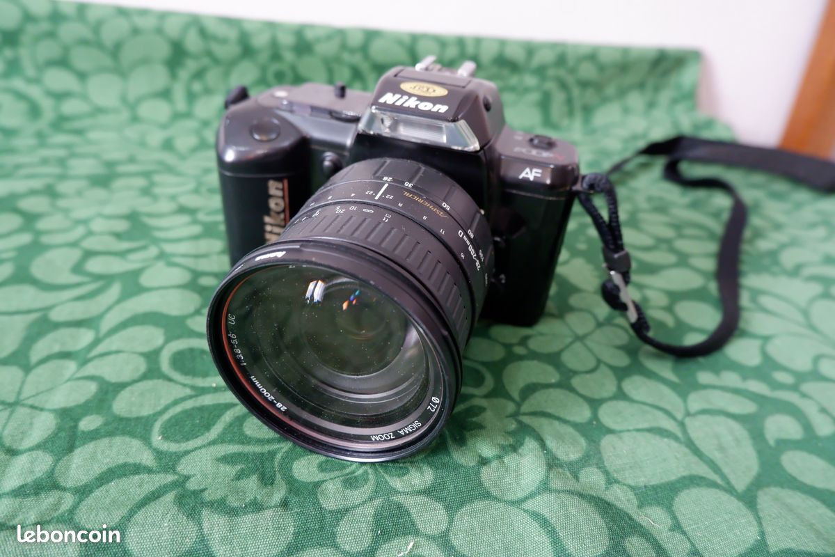 APPAREIL PHOTO-NIKON N4004 ARGENTIQUE OBJECTIF 28-200mm 3.8- 5.6 AUTOFOCUS (image 1)