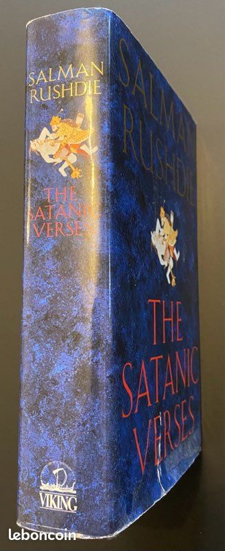 Livre Salman Rushdie - The Satanic Verses - E0 1988 (image 2)