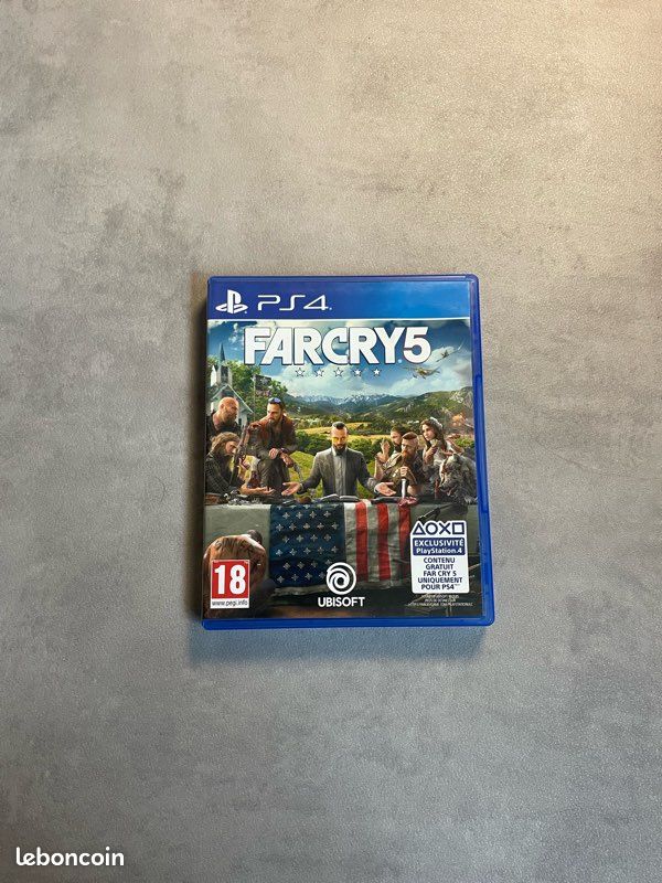 Far Cry 5 Sur PS4 – Bon état – Jeu Complet