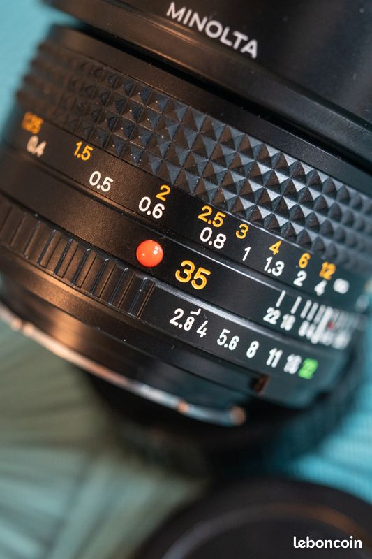 Objectif Minolta AF 24mm F/2.8 Grand Angle (Monture A) Pour Sony + Filtre Skylight