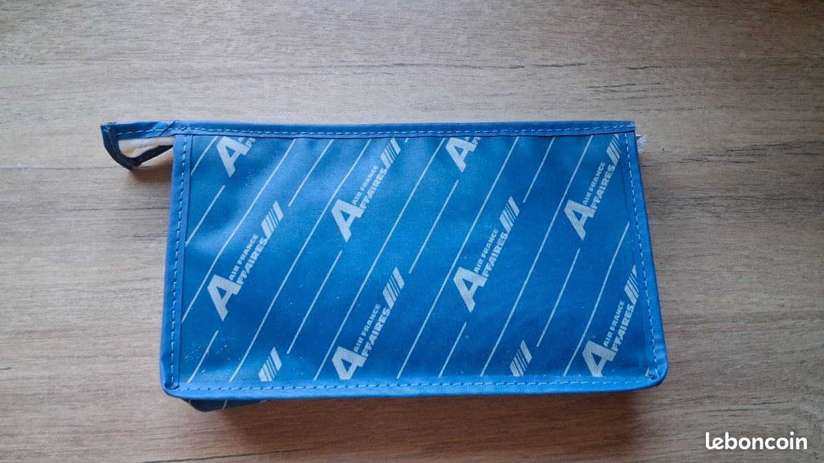 Trousse De Voyage Vintage Air France - Sac De Toilette Aviation Civile