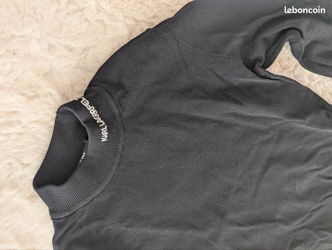 Pull Rose Karl Lagerfeld Taille L - Neuf Avec étiquettes, Viscose, Valeur 280€