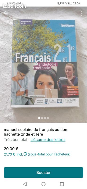 LIVRES SCOLAIRES 1ERE GENERALE Nx Programmes (image 1)