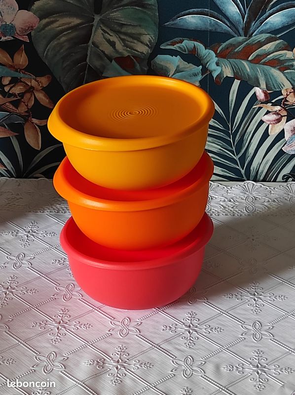 Lot de 2 bols pop Tupperware neufs (image 2)