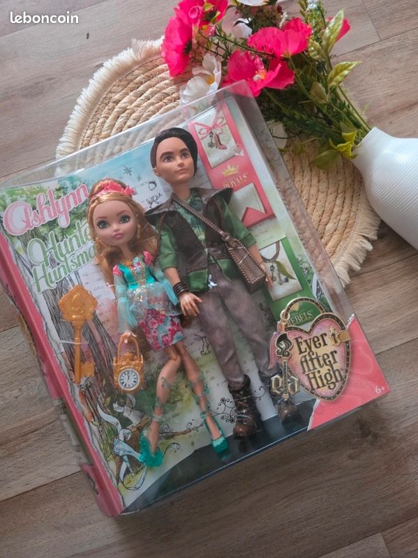 Poupées Ever After High – Ella Et Hunter – Avec Accessoires – Mattel – Occasion