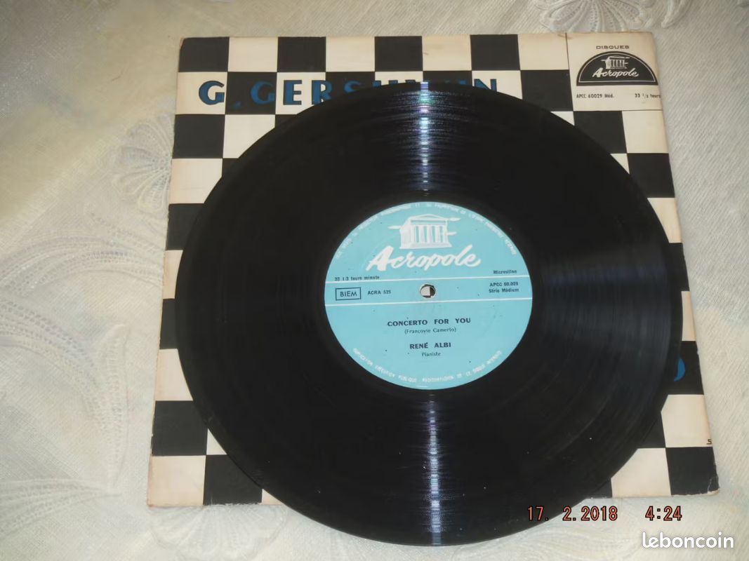GERSHWIN René Albi pianiste - VInyle 33T (image 3)