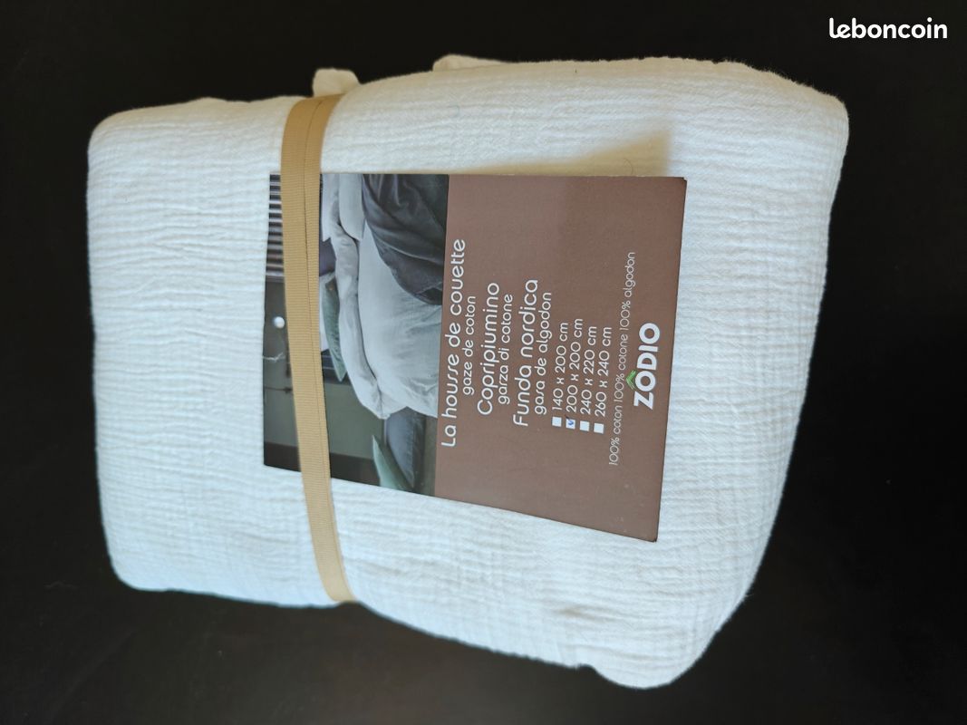 Housse de couette en gaze de coton - ZODIO (image 1)