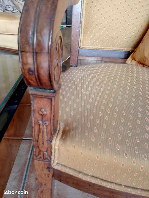 Fauteuil Empire Très Bon état Antiquités (image 3)
