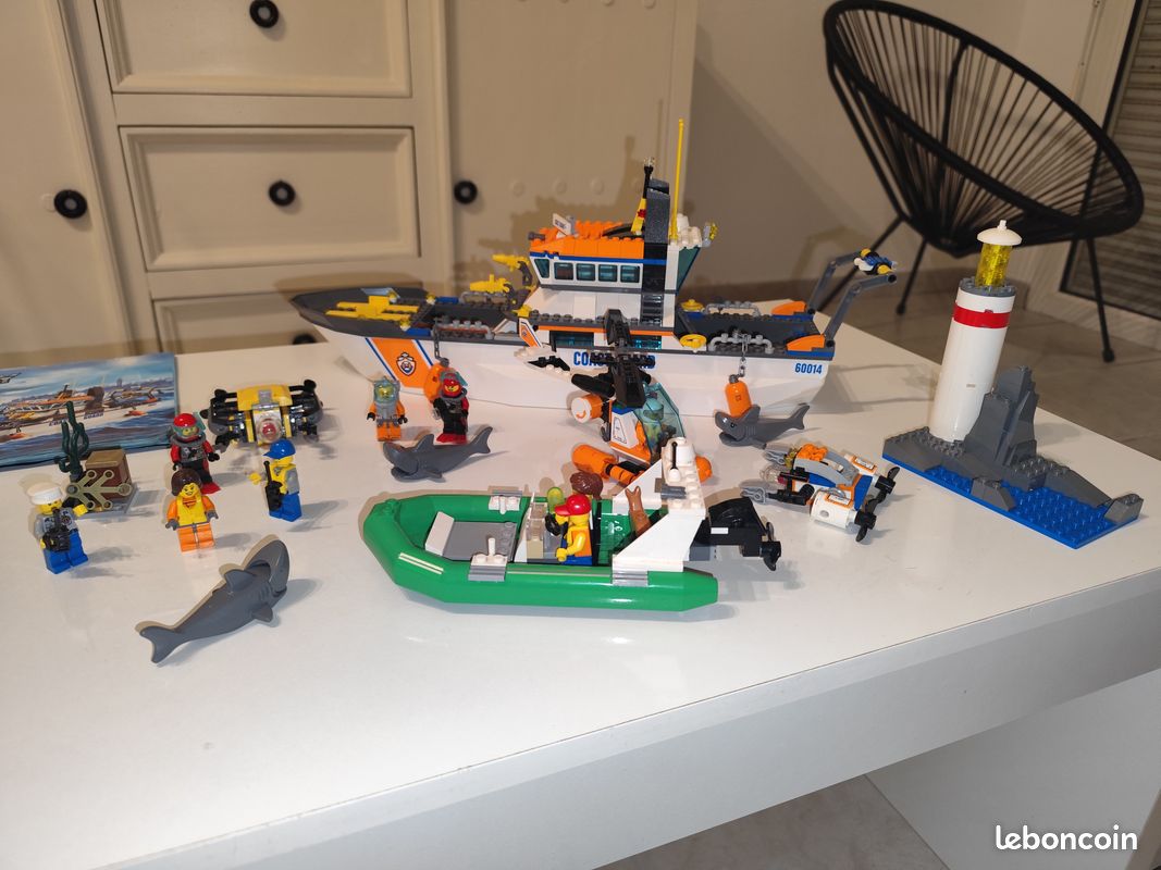 Lego city 60014 Garde côte + 60021 Sous marin (image 3)