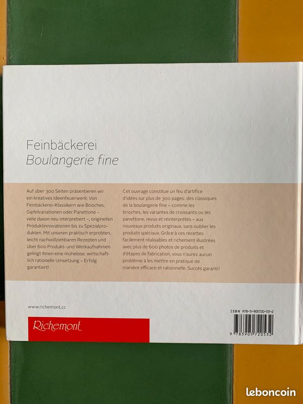 Livre Boulangerie Fine RICHEMONT (image 2)