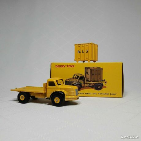 Dinky Toys Atlas – Berliet GLR Porte-container – 1/55 – Réf 581 N