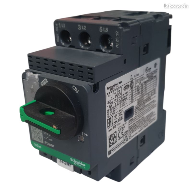 SCHNEIDER ELECTRIC GV2P14 Disjoncteur moteur 6-10A 3P (image 1)