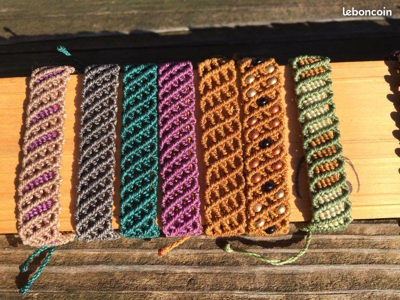 Bracelet macramé artisanal (image 4)