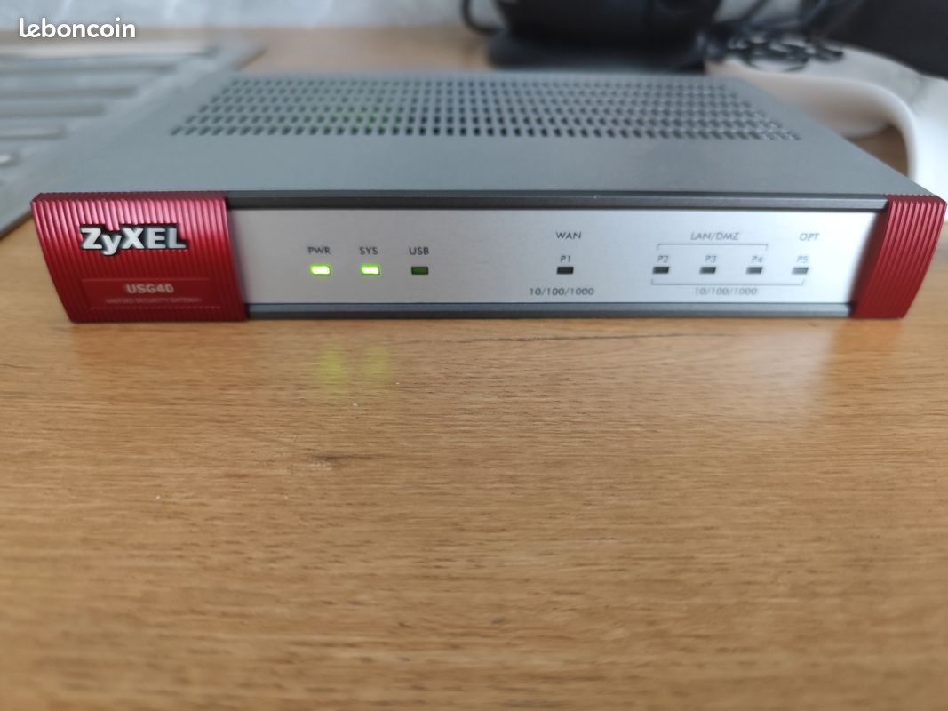ZyXEL USG40 • Firewall UTM • 5x Gigabit • VPN (image 5)