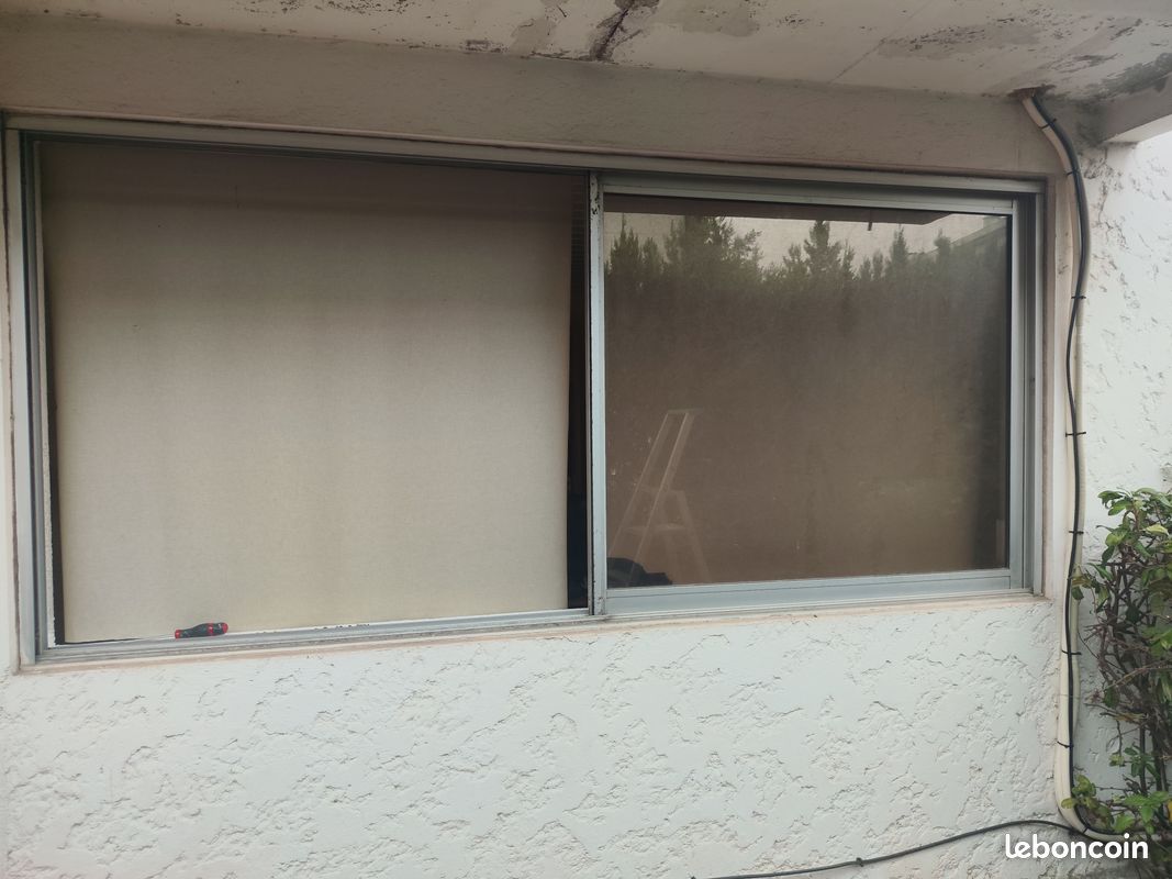 Fenêtre aluminium double 2.78 x 1.28m (image 1)