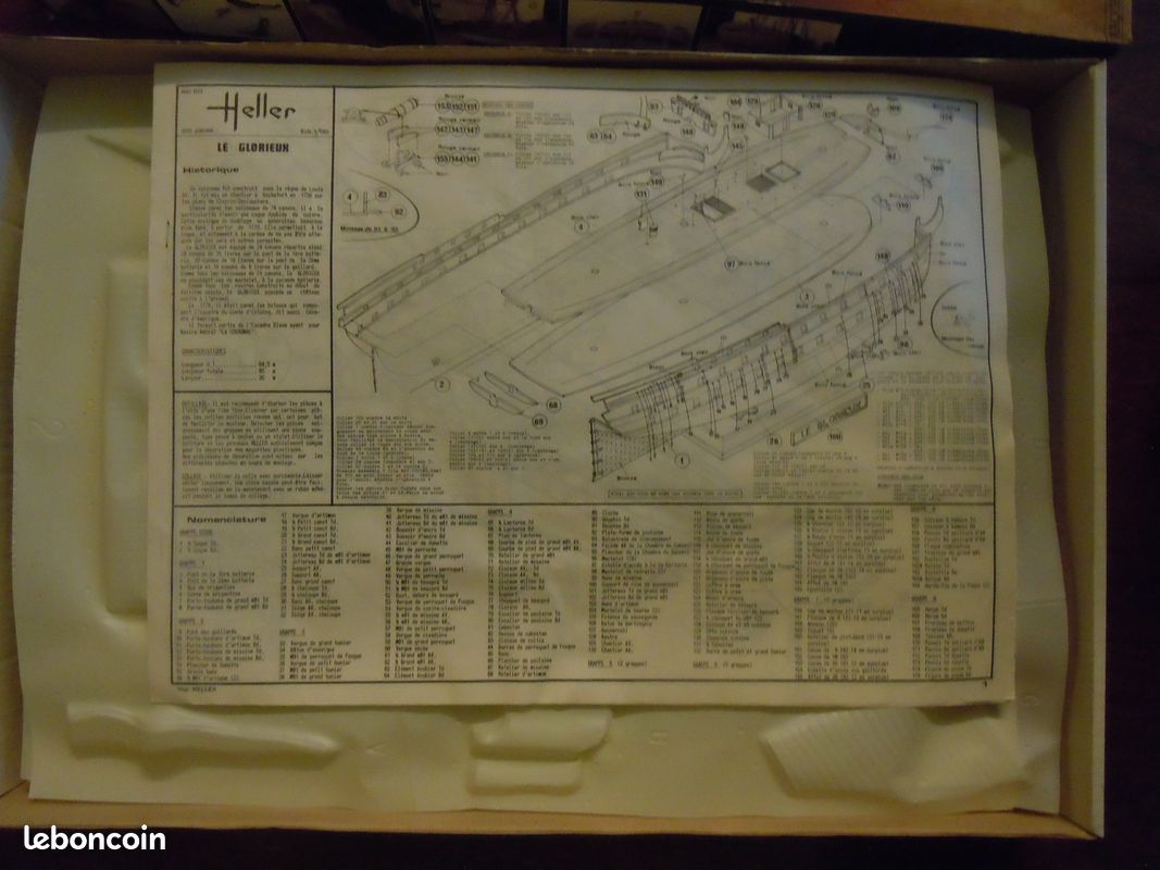 Maquette Heller Le Glorieux échelle 1/150 (image 2)