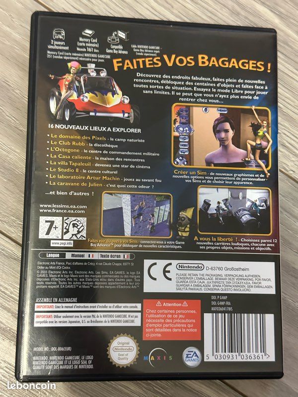 Les Sims Permis de Sortir Gamecube (image 2)