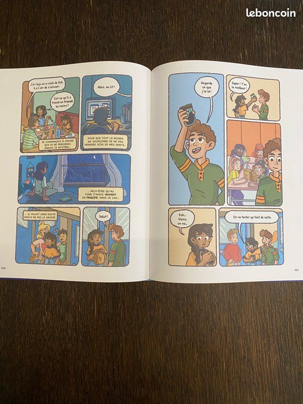 Gros Livre bd enquête en haut trouble (image 3)