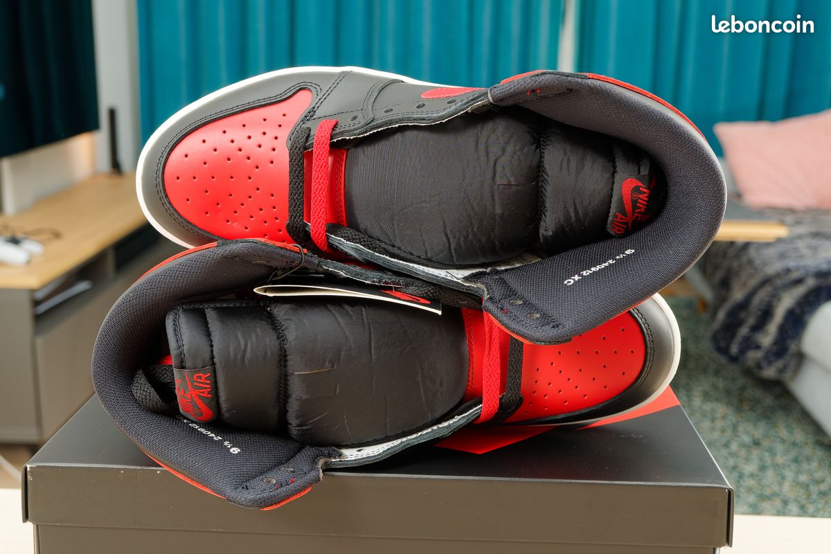 Nike Air Jordan 1 High 85 Bred Noir Rouge Chicago Retro OG (image 3)
