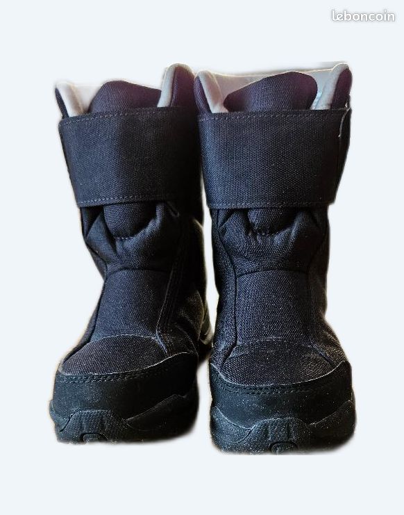 Bottes de neige noir enfant taille 31 quechua (image 1)